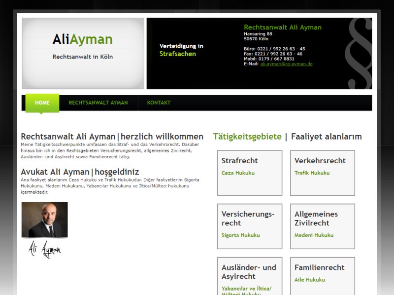 Rechtsanwalt Ali Ayman